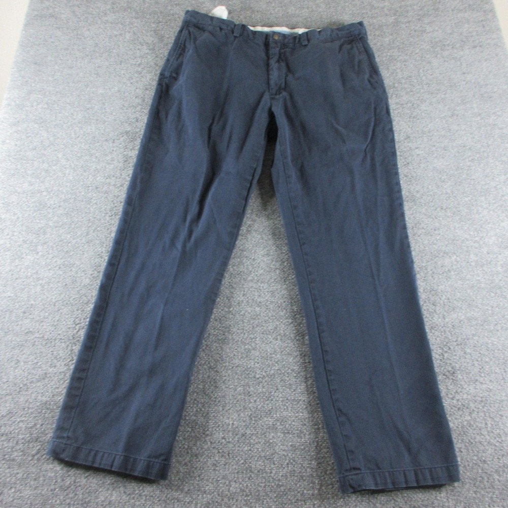 Polo Ralph Lauren Pants Mens 38x32 Blue Classic Fit Chino Straight Casual Canvas